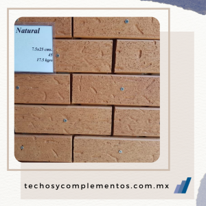 Facahaleta de barro Rustica Natural Techos y complementos de Guadalajara acabados y recubrimientos para la construcción